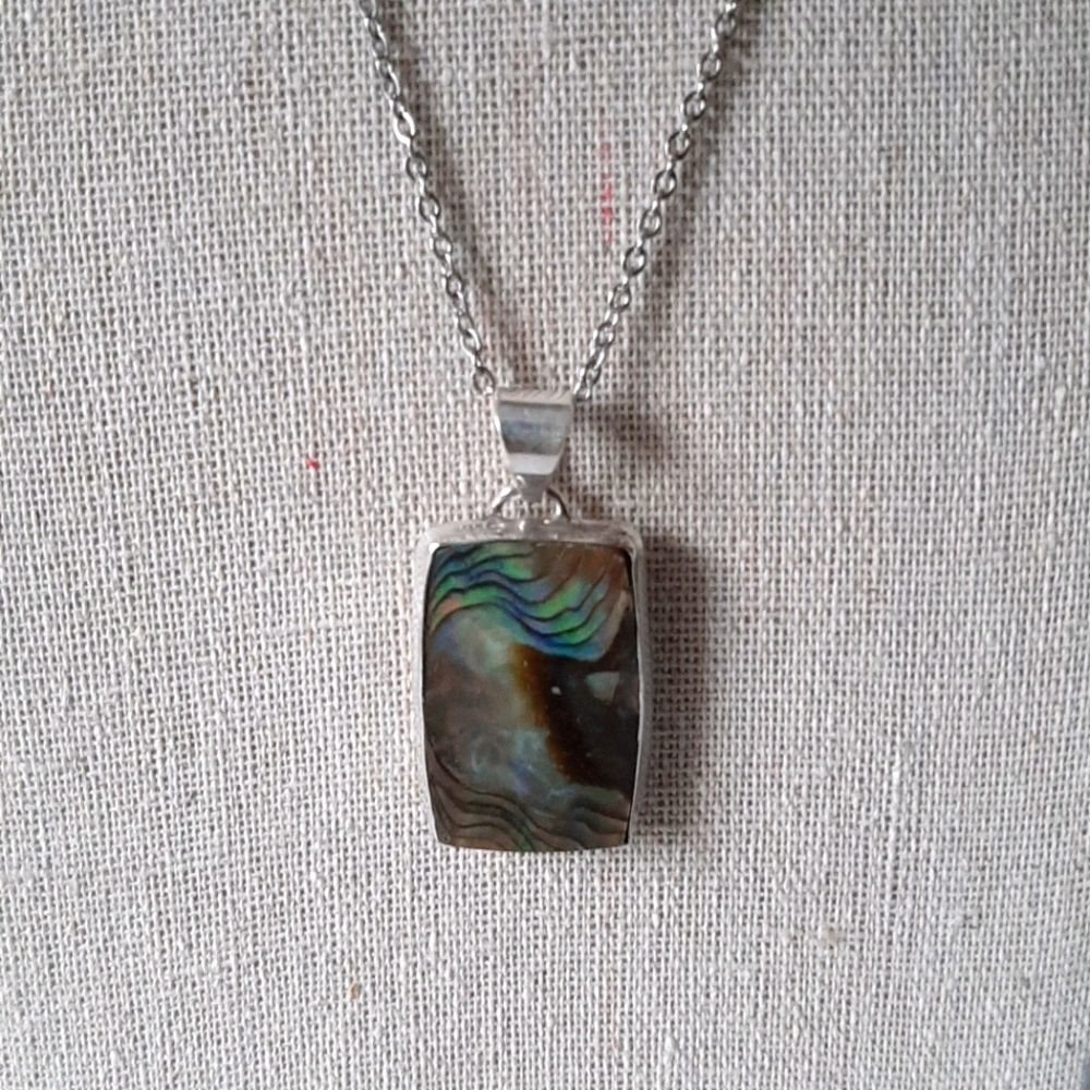 Abalone Shell Pendant Necklace